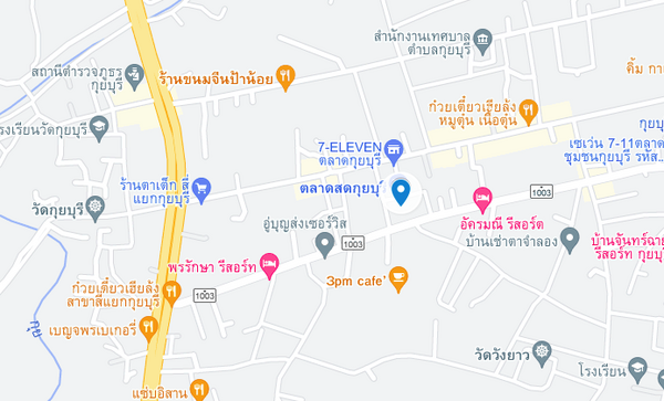 แผนที่ตั้งตลาดสดเทศบาลตำบลกุยบุรี แผนที่ตลาดสดเทศบาลตำบลกุยบุรี