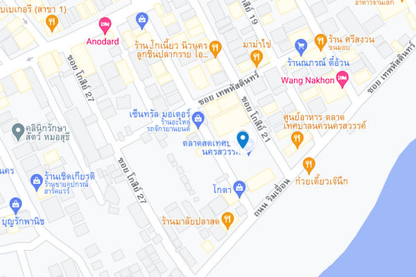 แผนที่ตลาดสดเทศบาลนครสวรรค์