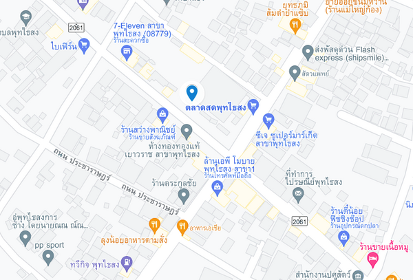 แผนที่ตลาดสดเทศบาลพุทไธสง