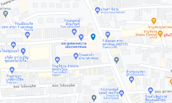แผนที่ตั้งตลาดสดเทศบาลอภิบาลบัญชา แผนที่ตลาดสดเทศบาลอภิบาลบัญชา