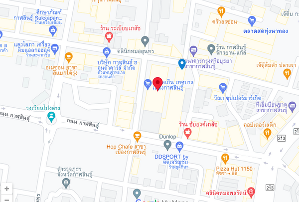 แผนที่ตลาดสดเทศบาลเมืองกาฬสินธุ์