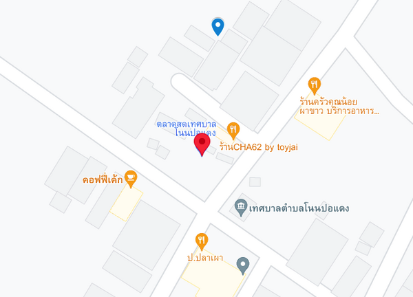 แผนที่ตลาดสดเทศบาลตำบลโนนปอแดง