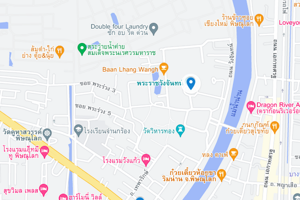 แผนที่ตั้งตลาดเทศบาล 1 (กิติกร) ตลาดเช้าพิษณุโลก แผนที่ตลาดเทศบาล 1 (กิติกร)