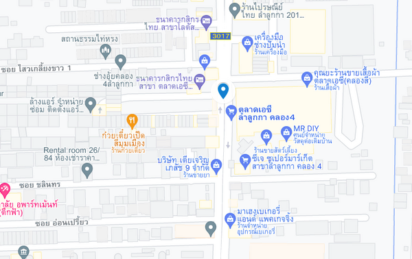 แผนที่ตลาดเอซี คลอง 4