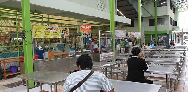 ตลาดบางขุนศรี ตลาดบางกอกน้อย โซนร้านอาหาร