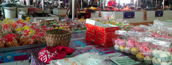 ตลาดเช้าพิษณุโลก ตลาดสดหนองตม ร้านขนม
