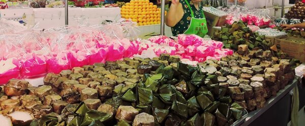 ตลาดรังสิต ปทุมธานี ร้านขนมหวาน