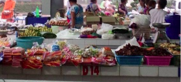 ตลาดสดเทศบาลตำบลท่าลี่ ตลาดสด เลย ร้านขายของในตลาด