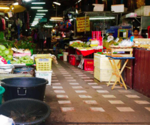ตลาดสดเชียงราย ตลาดสดเทศบาล 1 ใกล้กับโรงพยาบาลโอเวอร์บรู๊ค
