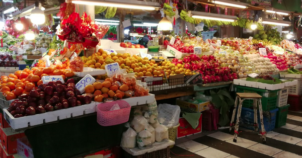 ตลาดสดนัมเบอร์วัน ตลาดสดราม 2 ร้านผลไม้