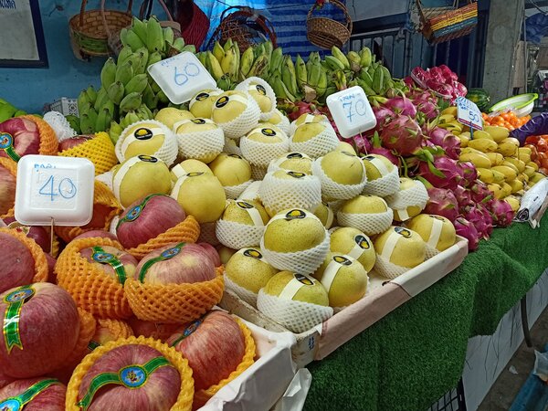 ตลาดฝั่งโขง ดอนเมือง ร้านผลไม้