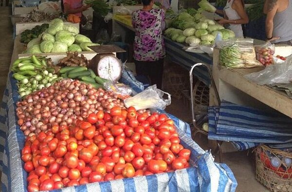 ตลาดสดเทศบาลตำบลปาย ร้านผัก