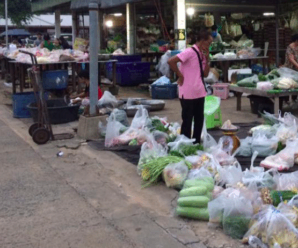 ตลาดสดยโสธร ตลาดสดเทศบาลค้อวัง ใกล้สำนักงานเทศบาลตำบลค้อวัง