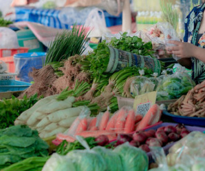 ตลาดสดกำแพงเพชร ตลาดศูนย์การค้าเมืองกำแพงเพชร ตลาดผัก ผลไม้