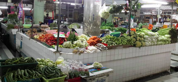 ตลาดสดฉัตรชัย ตลาดสด ปทุมธานี ร้านผัก