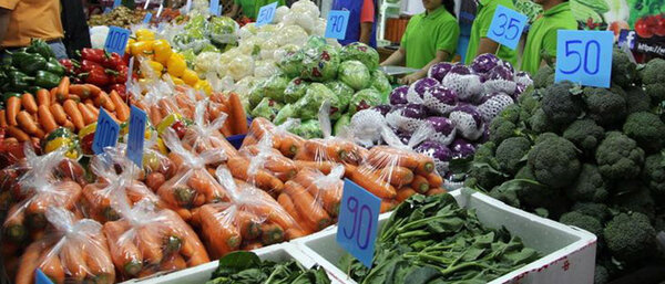 ตลาดวงษ์ทอง ร้านผักสด