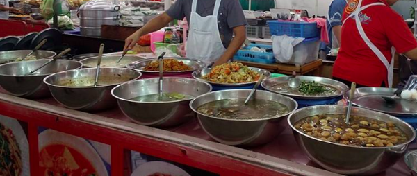 ตลาดสดสายไหม ตลาด เอ ซี สายไหม ร้านอาหารปรุงสุก