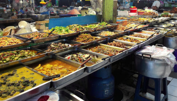 ตลาดนัมเบอร์วัน ราม 2 ร้านอาหารปรุงสุก
