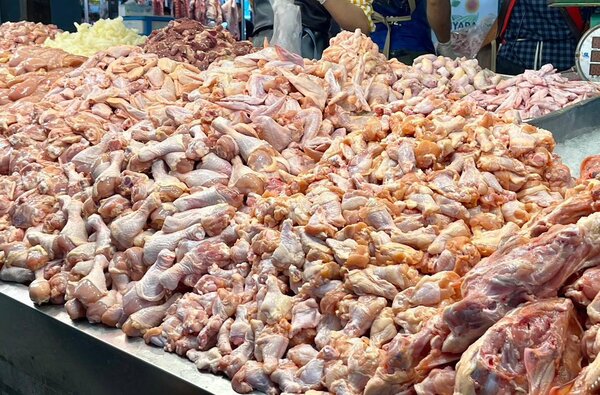 ตลาดสดไอยรา ร้านไก่สด