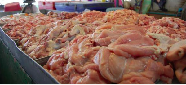 ตลาดสดสระบุรี ร้านไก่สด