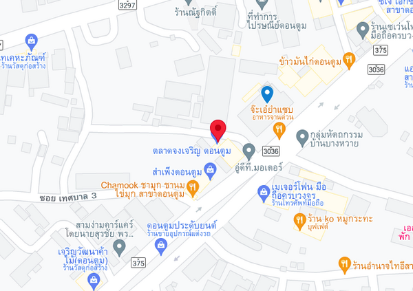 แผนที่ตลาดจงเจริญ