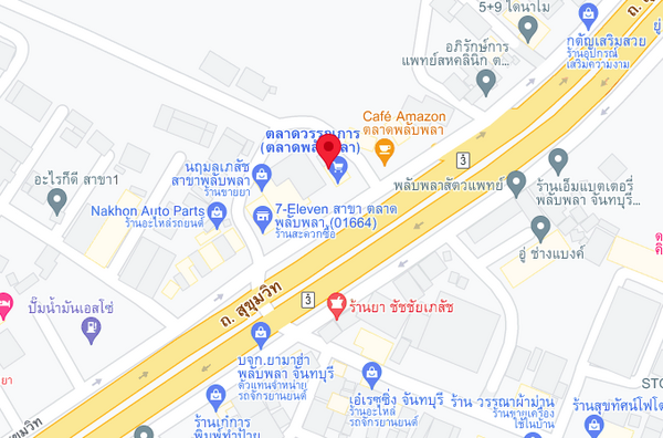 แผนที่ตั้งตลาดวรรณการ แผนที่ตลาดวรรณการ