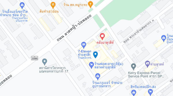 แผนที่ตลาดสดค่ายสุรสีห์