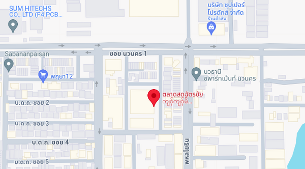 ตลาดสดฉัตรชัย ตลาดเช้าคลองหลวง แผนที่ตลาดสดฉัตรชัย