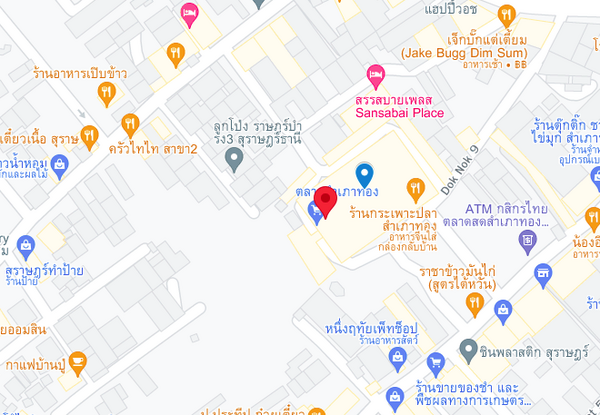 แผนที่ตั้งตลาดสดสำเภาทอง แผนที่ตลาดสดสำเภาทอง
