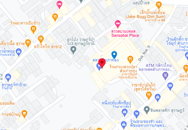 แผนที่ตลาดสดสำเภาทอง