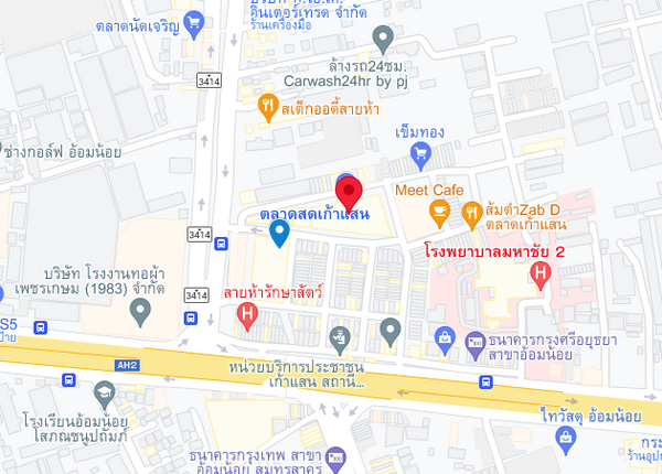 แผนที่ตลาดสดเก้าแสน