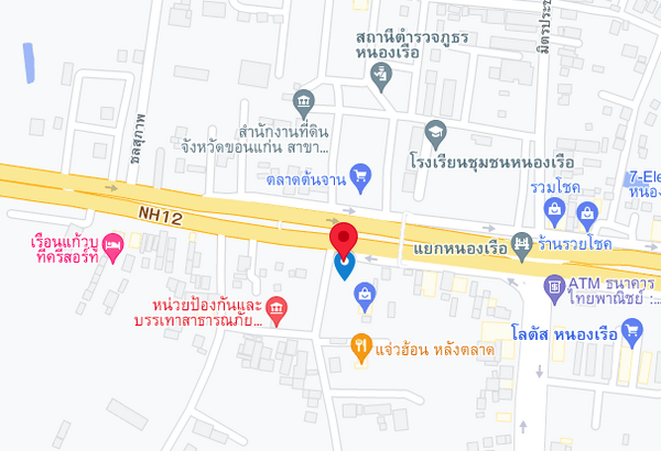 แผนที่ตลาดสดเทศบาลตำบลหนองเรือ