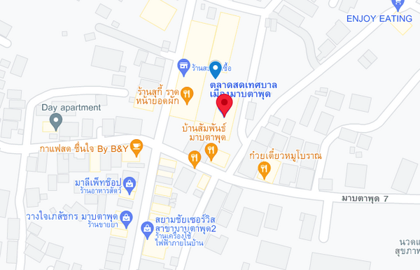 แผนที่ตั้งตลาดสดเทศบาลเมืองมาบตาพุด แผนที่ตลาดสดเทศบาลเมืองมาบตาพุด