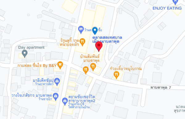 แผนที่ตลาดสดเทศบาลเมืองมาบตาพุด