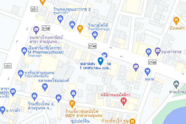 แผนที่ตลาดเทศบาล 1