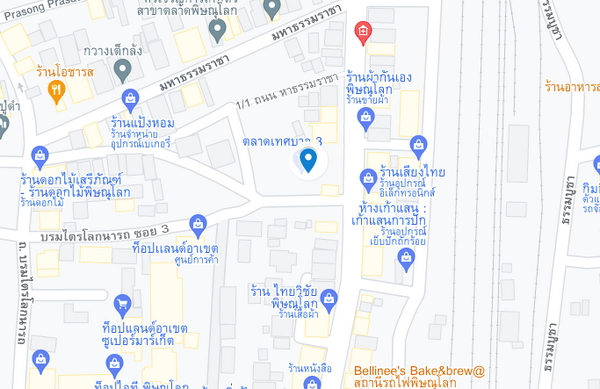แผนที่ตั้งตลาดโคกตูม (ตลาดเทศบาล 4) แผนที่ตลาดเทศบาล 4