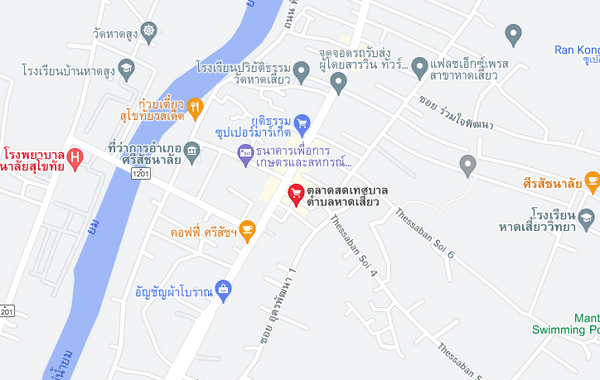 แผนที่ตลาดเทศบาลตำบลหาดเสี้ยว