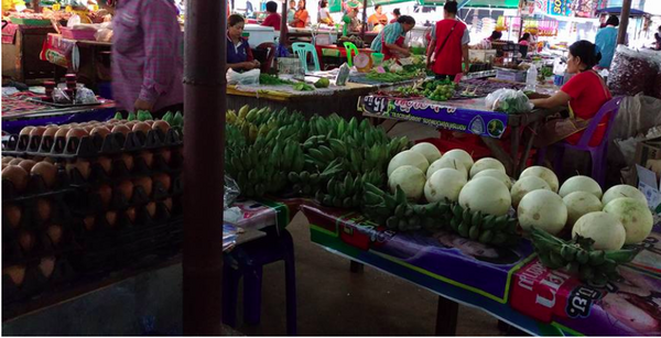 ตลาดสดเพชรบูรณ์ ร้านกล้วย
