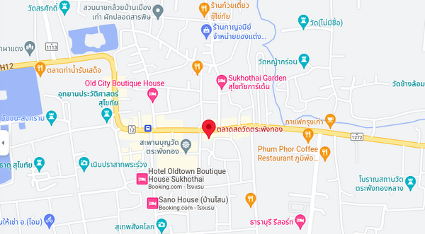 แผนที่ตั้งตลาดสดวัดตระพังทอง แผนที่ตลาดสดวัดตระพังทอง