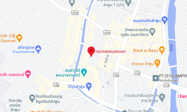 แผนที่ตลาดสดหนองดอก