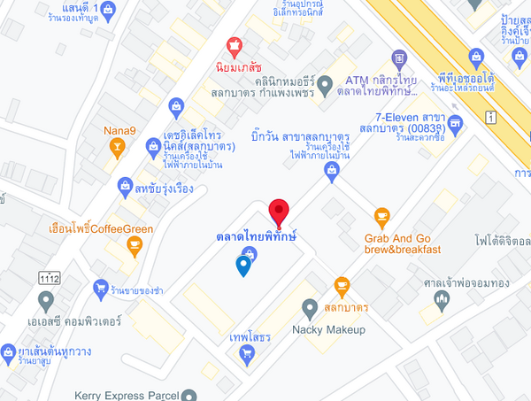 แผนที่ตลาดไทยพิทักษ์