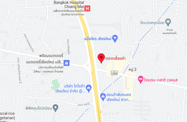 แผนที่ตลาดเอื้องคำ