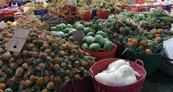 กาดเมืองใหม่ เชียงใหม่ ร้านผลไม้ค้าส่ง