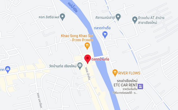 แผนที่ตลาดบ้านท่อ