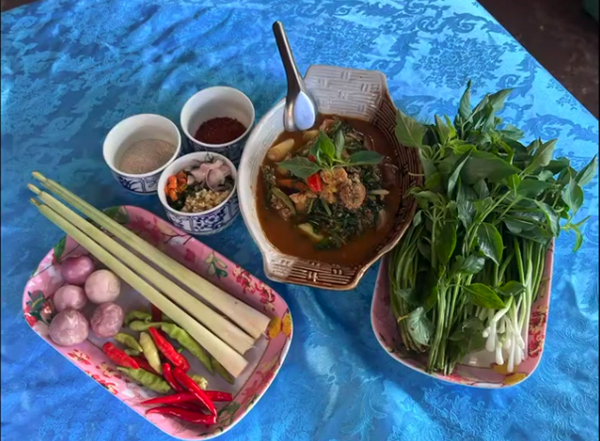 อาหารพื้นบ้านอีสาน ส่วนผสม