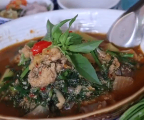 อาหารพื้นบ้านอีสาน อู๋พุงปลา เมนูเชิดชูอาหารถิ่น จ.อำนาจเจริญ ปี 2566