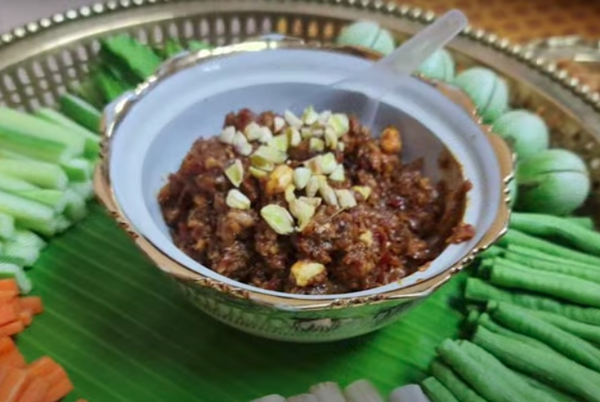 น้ำพริกเม็ดบัว ปลาย่าง น้ำพริกเม็ดบัวปลาย่าง