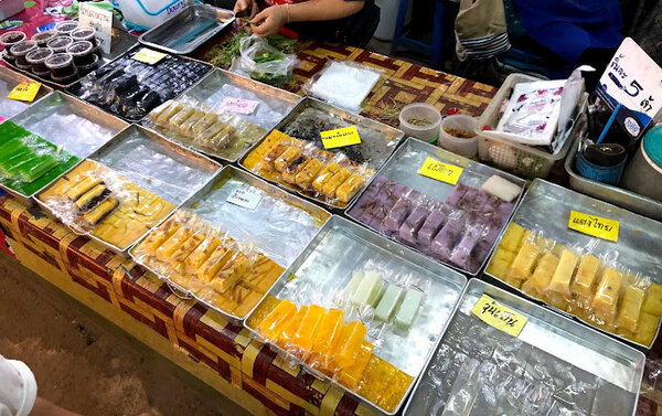 ตลาดสดเวียงชัย ตลาดสดเชียงราย ร้านขนมหวาน