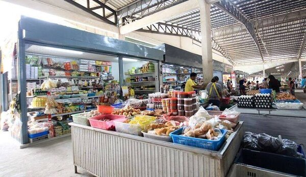 ตลาดเบญจพร ตลาดสงขลา ร้านของชำ