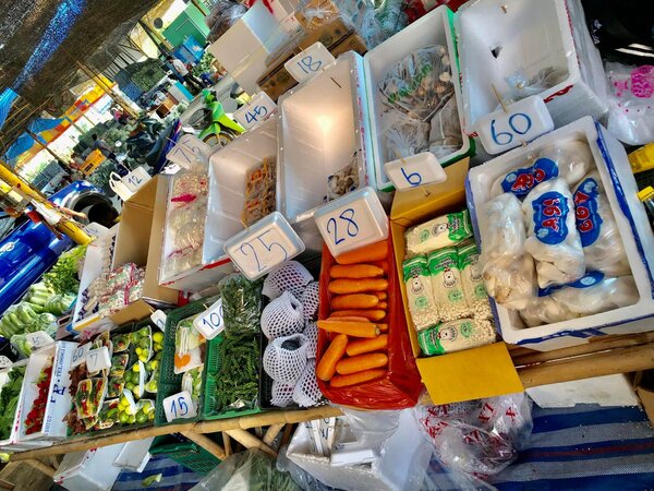ตลาดริมปิง ตลาดค้าส่งผัก ผลไม้ ร้านผักสด